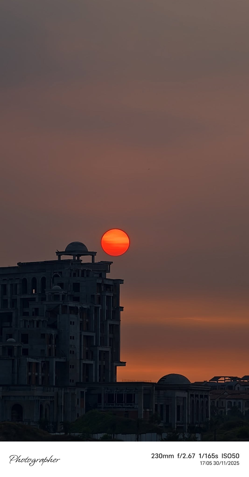 Hoàng hôn tại biển Bình Châu