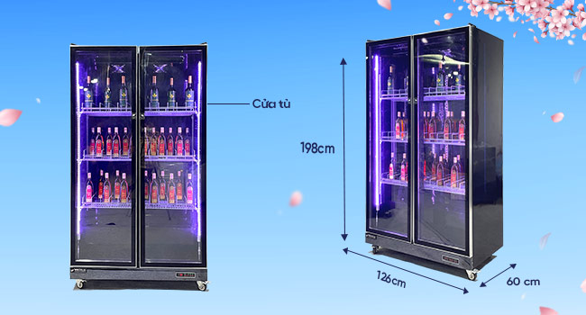 Tủ mát Kanawa HR1180PJ