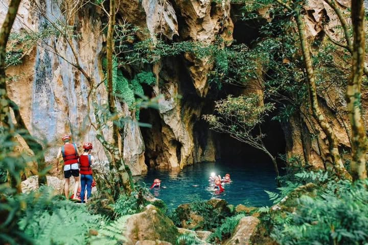 Vẻ đẹp huyền ảo của thạch nhũ bên trong động Phong Nha.