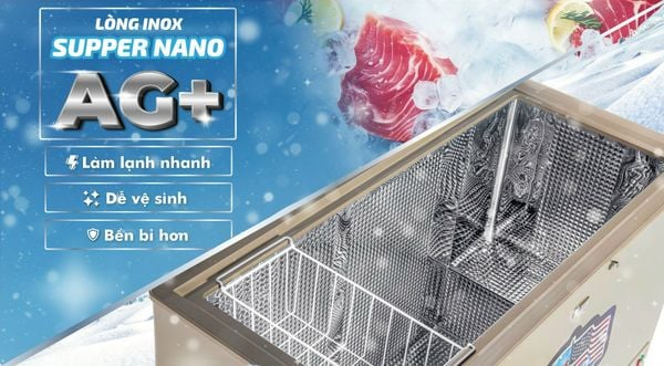 Vệ sinh tủ đông giúp giúp hơi lạnh lưu thông tốt hơn và tăng thẩm mỹ trưng bày, tạo ấn tượng tốt với khách hàng 